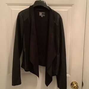 Kut from the Kloth Black Open-Front Blazer